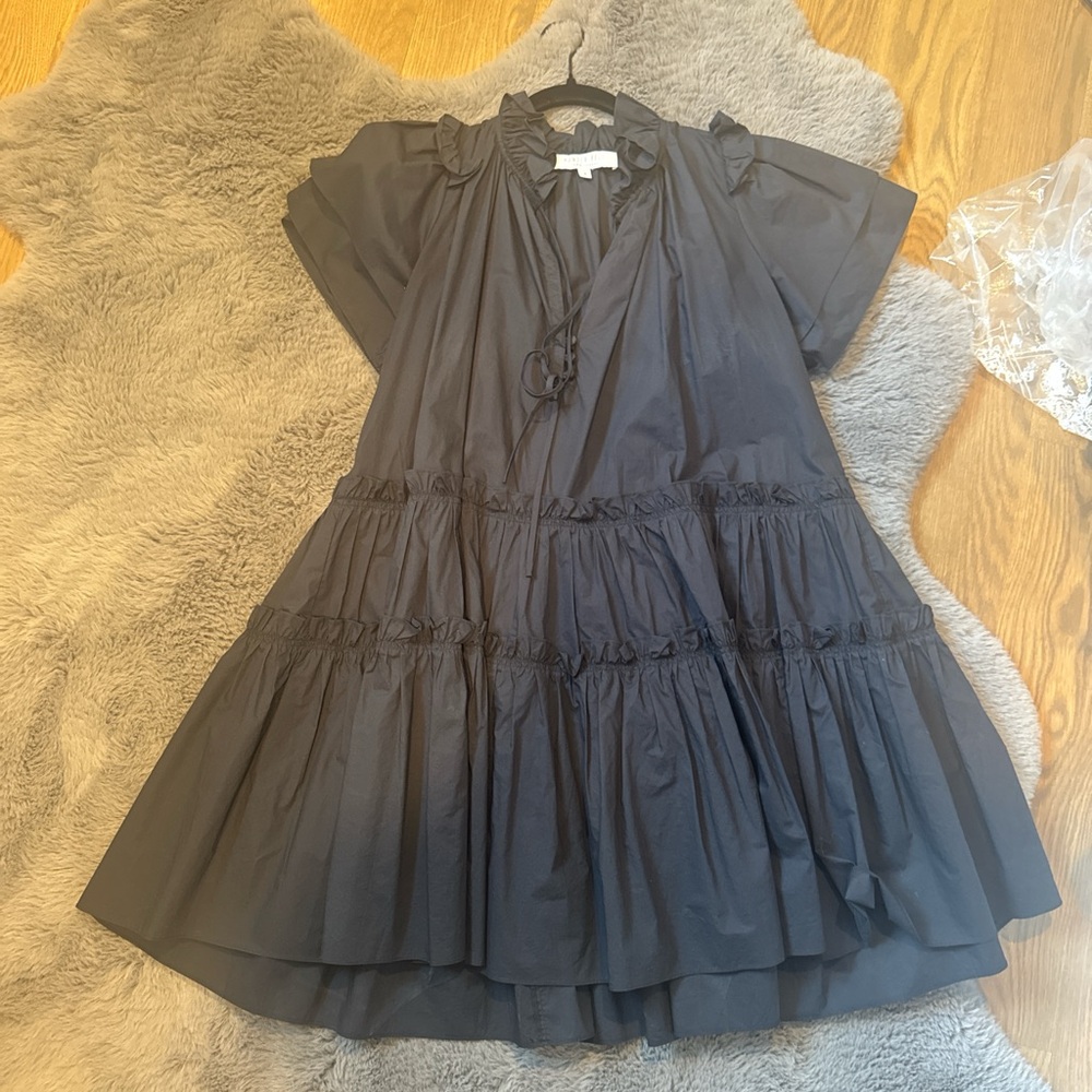 Hunter Bell Merritt black dress 4